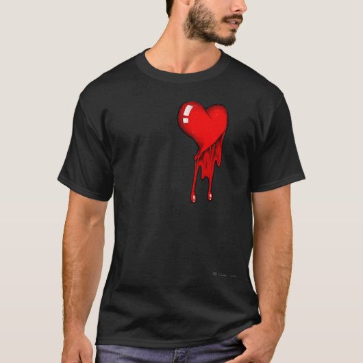 Mijn hart bloedt voor jou t-shirt (Voorkant)