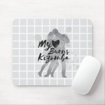 Mijn Hart Brandt Kizomba Grid Muismat