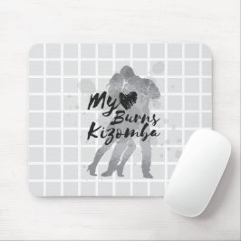 Mijn Hart Brandt Kizomba Grid Muismat