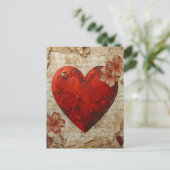 Mijn Hart  Briefkaart (Staand voorkant)