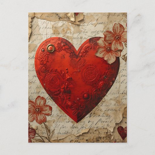 Mijn Hart  Briefkaart (Voorkant)