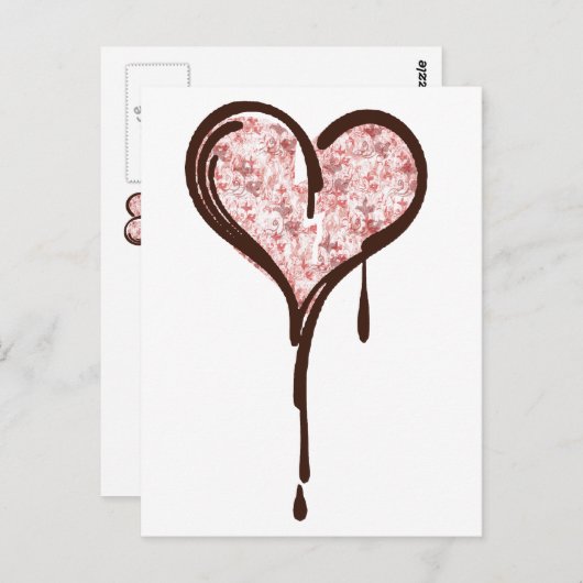 mijn hart briefkaart (Voorkant / Achterkant)