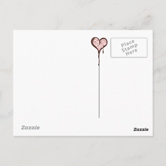 mijn hart briefkaart (Achterkant)