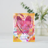 Mijn hart briefkaart (Staand voorkant)