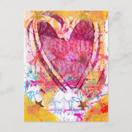 Mijn hart briefkaart