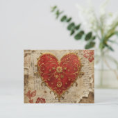 Mijn hart briefkaart (Staand voorkant)