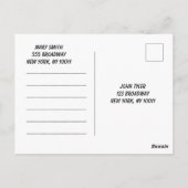 Mijn hart briefkaart (Achterkant)