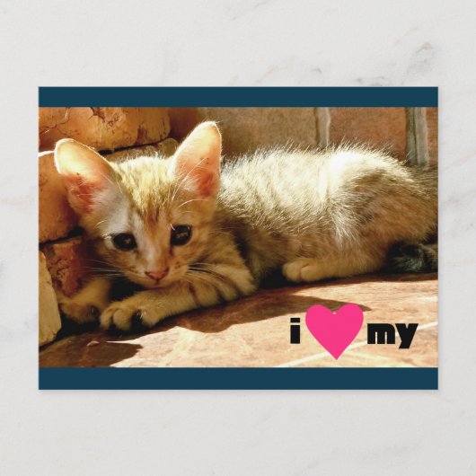 Mijn hart briefkaart (Voorkant)