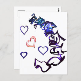 Mijn hart Briefkaart loskoppelen