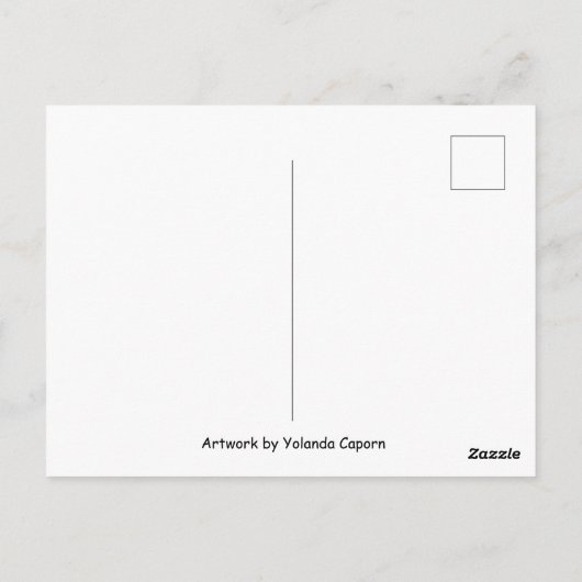 Mijn hart Briefkaart loskoppelen (Achterkant)