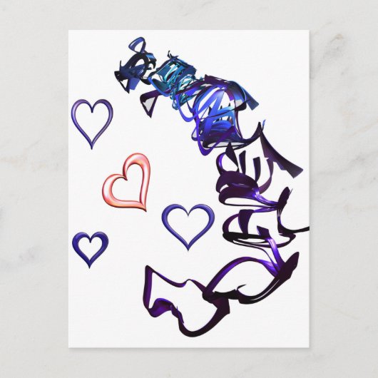 Mijn hart Briefkaart loskoppelen (Voorkant)