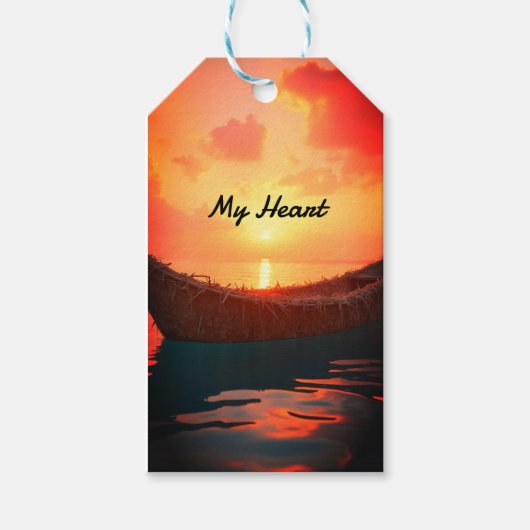 Mijn Hart Cadeau Label Cadeaulabel (Voorkant)