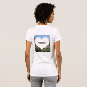 Mijn hart Calgary City Skyline Alberta Canada verl T-shirt (Achterkant volledig)
