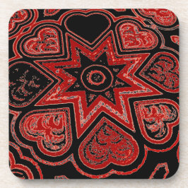 'Mijn hart' Cork Onderzetter set