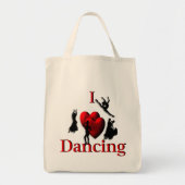 Mijn hart danst aan beide kanten tote bag (Voorkant)