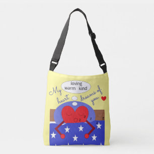 Mijn hart droomt van jou: crossbody tas