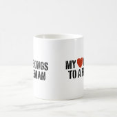 Mijn hart Fireman Koffiemok (Center)