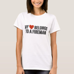 Mijn hart Fireman T-shirt