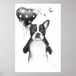 Mijn hart gaat blozen poster