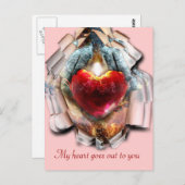 Mijn hart gaat... briefkaart (Voorkant / Achterkant)