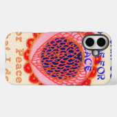 Mijn hart gaat naar huis voor vrede Case-Mate iPhone case (Achterkant (horizontaal))