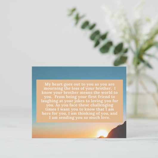 Mijn hart gaat uit naar jou briefkaart (Staand voorkant)