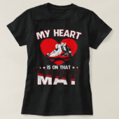 Mijn hart gaat uit naar Mat JiuJitsu Jiu Jitsu BJJ T-shirt (Design voorkant)