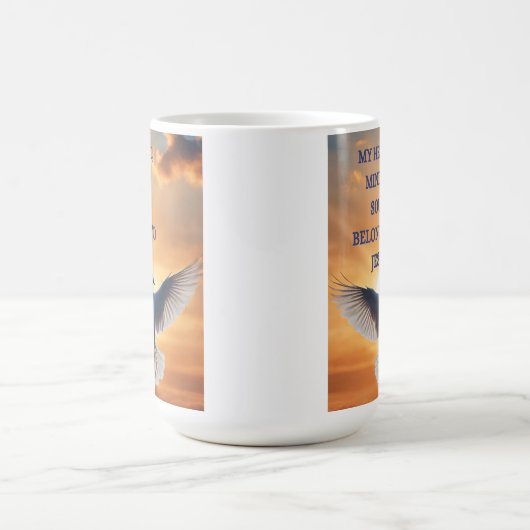 Mijn hart, geest en ziel zijn van Jezus Koffiemok (Center)