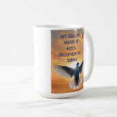 Mijn hart, geest en ziel zijn van Jezus Koffiemok (Voorkant rechts)