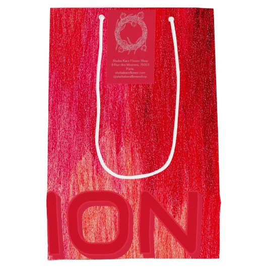 Mijn Hart – Gift Bag Medium Cadeauzakje (Achterkant)