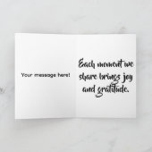 Mijn hart groeit Fonder Valentijnsdag Kaart (Binnen)