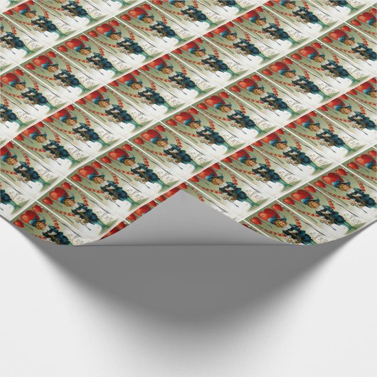 Mijn hart heeft het beste cadeau cadeaupapier (Hoek)