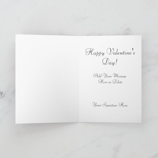 Mijn hart heeft het beste cadeau feestdagen kaart (Binnen)