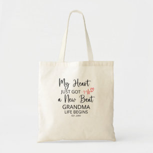 Mijn hart heeft net een nieuwe beat gekregen - een tote bag