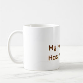 Mijn Hart Heeft Pootjes Koffiemok voor Huisdierlie