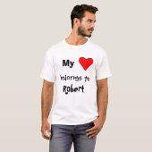 Mijn hart hoort bij.... t-shirt (Voorkant volledig)