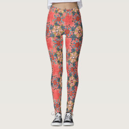 "Mijn hart in het Glas in lood" Stijl Leggings van