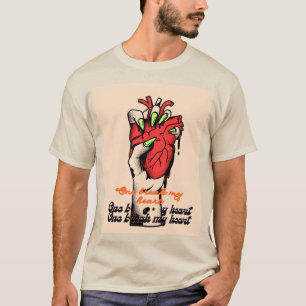 Mijn hart in mijn hand is een one Break My Heart o T-shirt