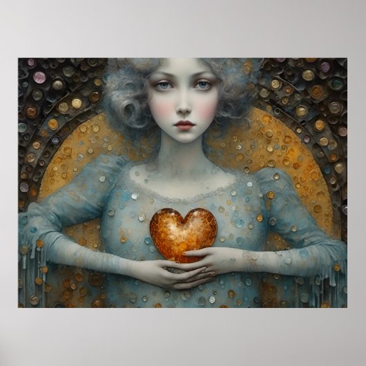 Mijn hart in mijn handen houden poster (Voorkant)