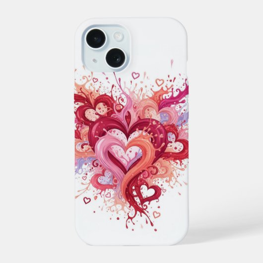 Mijn hart iPhone 15 case (Achterkant)