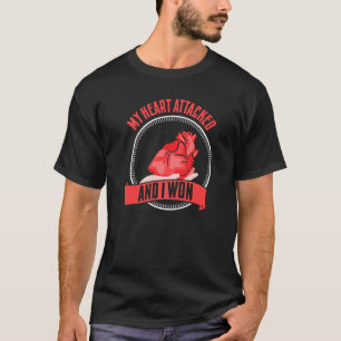 Mijn hart is aangevallen en ik wil hartaanval door t-shirt