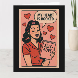 Mijn hart is bezet: Valentijn van zelfliefde Kaart