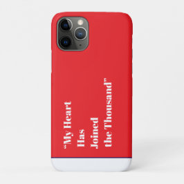 Mijn hart is bij de duizend Case-Mate iPhone case