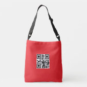 Mijn hart is bij de duizend crossbody tas (Achterkant)