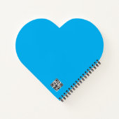 Mijn hart is bij de duizend notitieboek (Achterkant)