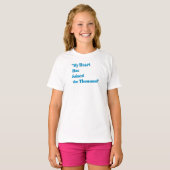 Mijn hart is bij de duizend t-shirt (Voorkant volledig)