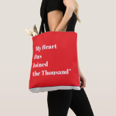 Mijn hart is bij de duizend tote bag (Dichtbij)