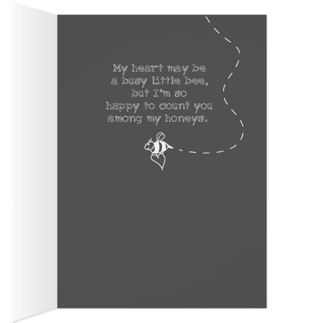 Mijn hart is een druk bijtje. (Binnen (Rechts))