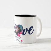 Mijn hart is en zal altijd van jou zijn. tweekleurige koffiemok (Voorkant rechts)