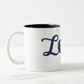 Mijn hart is en zal altijd van jou zijn. tweekleurige koffiemok (Links)